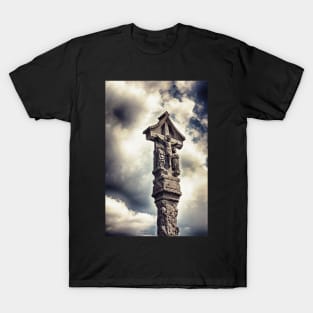 Crucifix and clouds T-Shirt